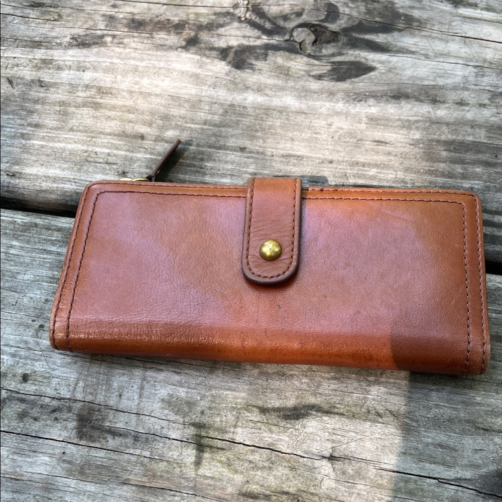 Fossil Tan Leather Wallet